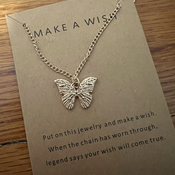 2 for$15 Make a Wish Butterfly Necklace - Picture 4 of 4